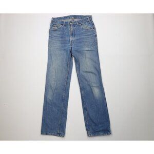 AS IS Vtg 80s Levis 522 Blue Tab Mens 30x32 Distressed Straight Leg Jeans USA